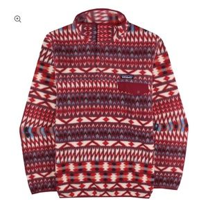 Patagonia Lightweight Synchilla Snap-T Pullover in Aztec Print